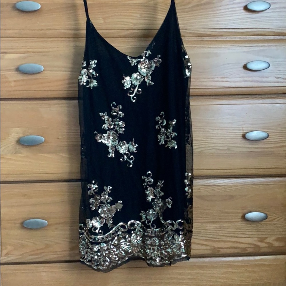 Sequin tank top